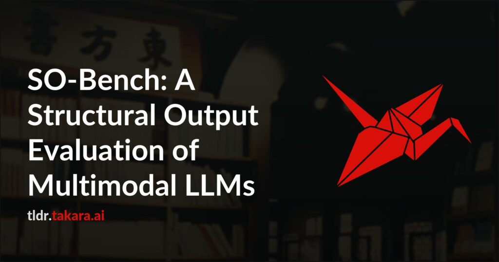 SO-Bench: Оценка структурных выходов многомодальных LLM